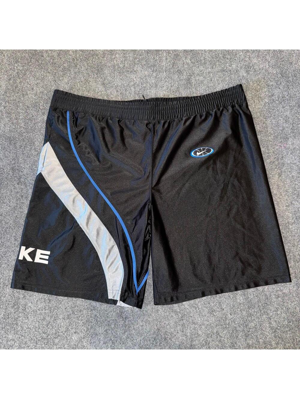 Nike Grail Baggy Dazzle Hoop Shorts Mens LG Vtg y2k 90s Rare